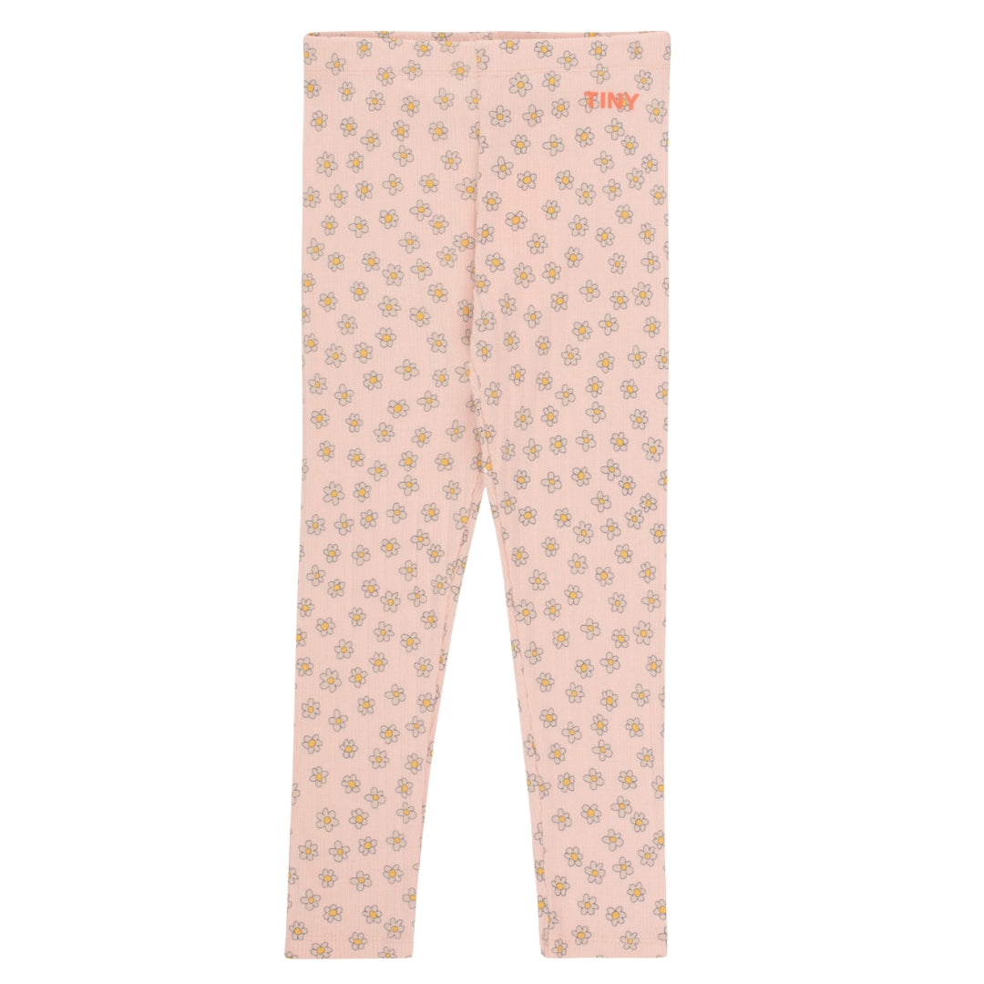 Tinycottons legging roze met bloemetjesprint