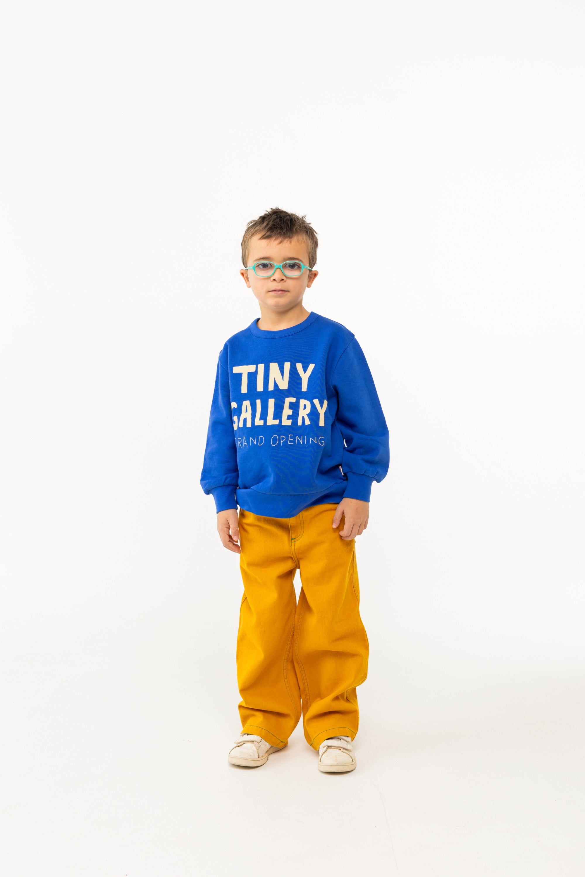 Tinycottons Tiny Gallery Sweatshirt - ultramarine