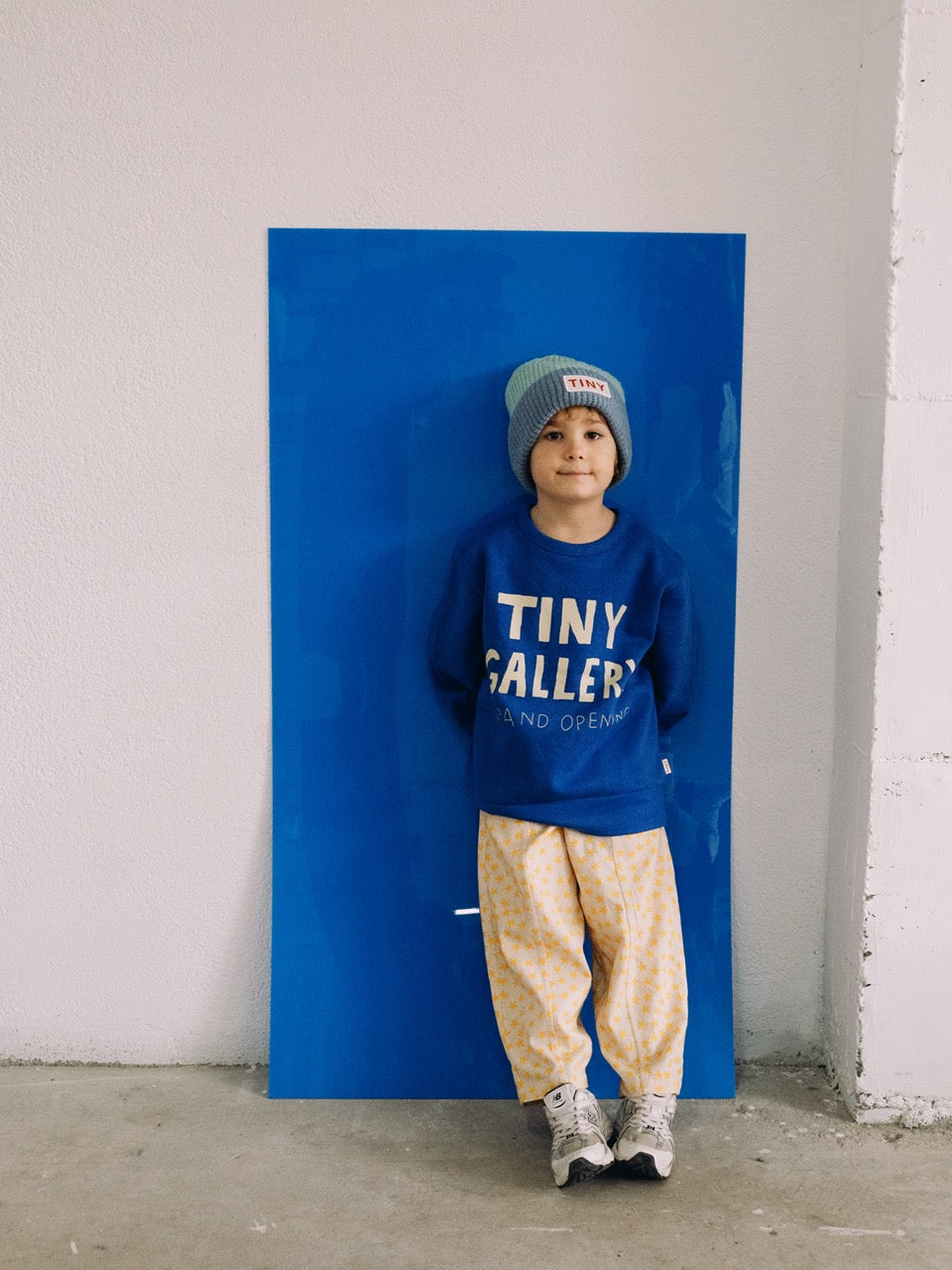 Tinycottons Tiny Gallery Sweatshirt - ultramarine