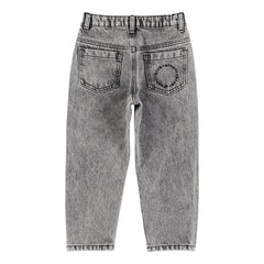 Piupiuchick Unisex denim trousers Washed black denim