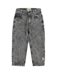 Piupiuchick Unisex spijkerbroek - Washed black denim
