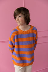 Yuki Chunky Knitted Sweater - Happy Stripes