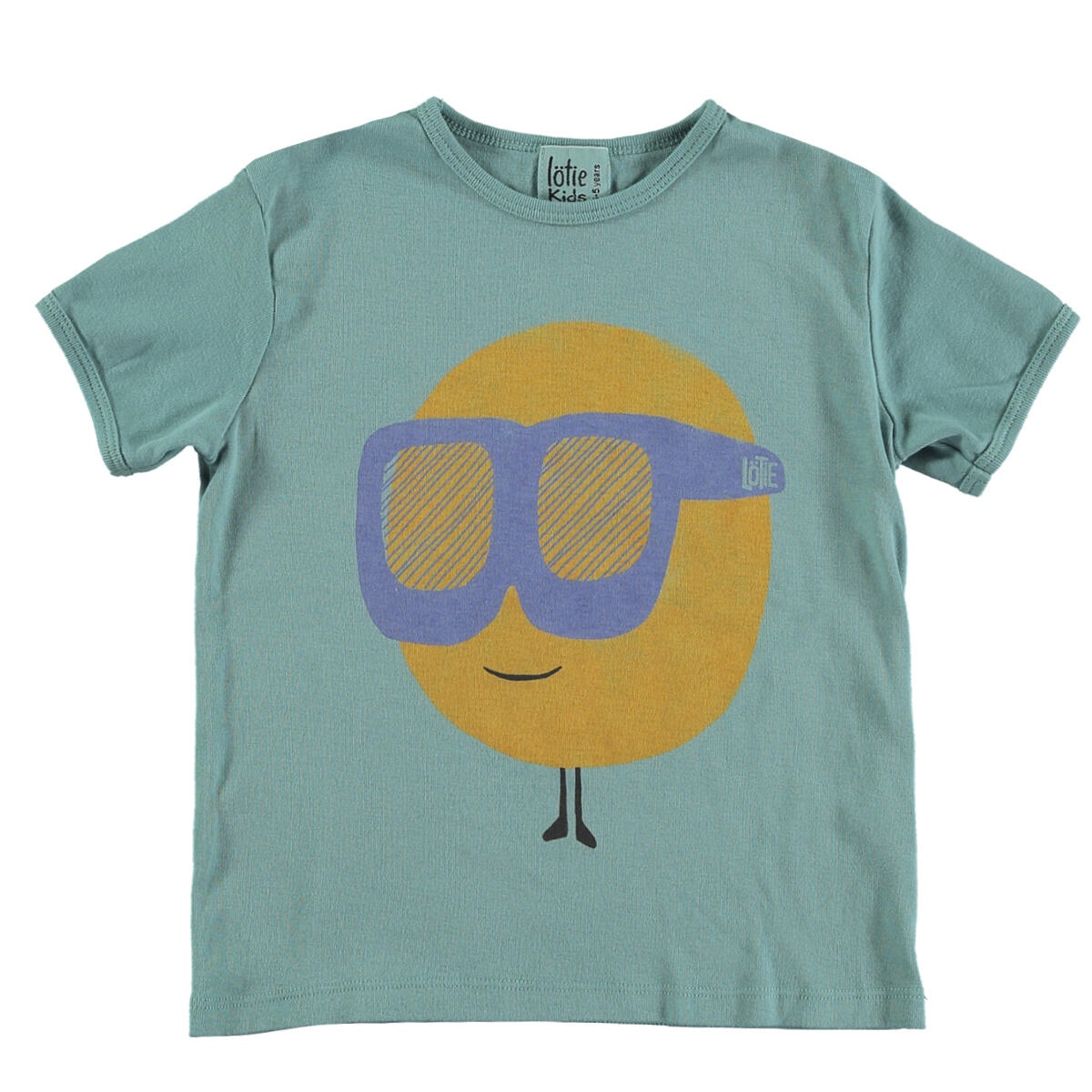Lötiekids Retro Tshirt Sun&Glasses - Pacific | baby kids conceptstore, duurzame kinderkleding, duurzame babykleding