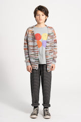 Piupiuchick Knitted cardigan Multicolor grey