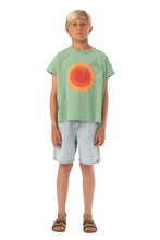Piupiuchick T-Shirt - Green With Multicolor Circle Print