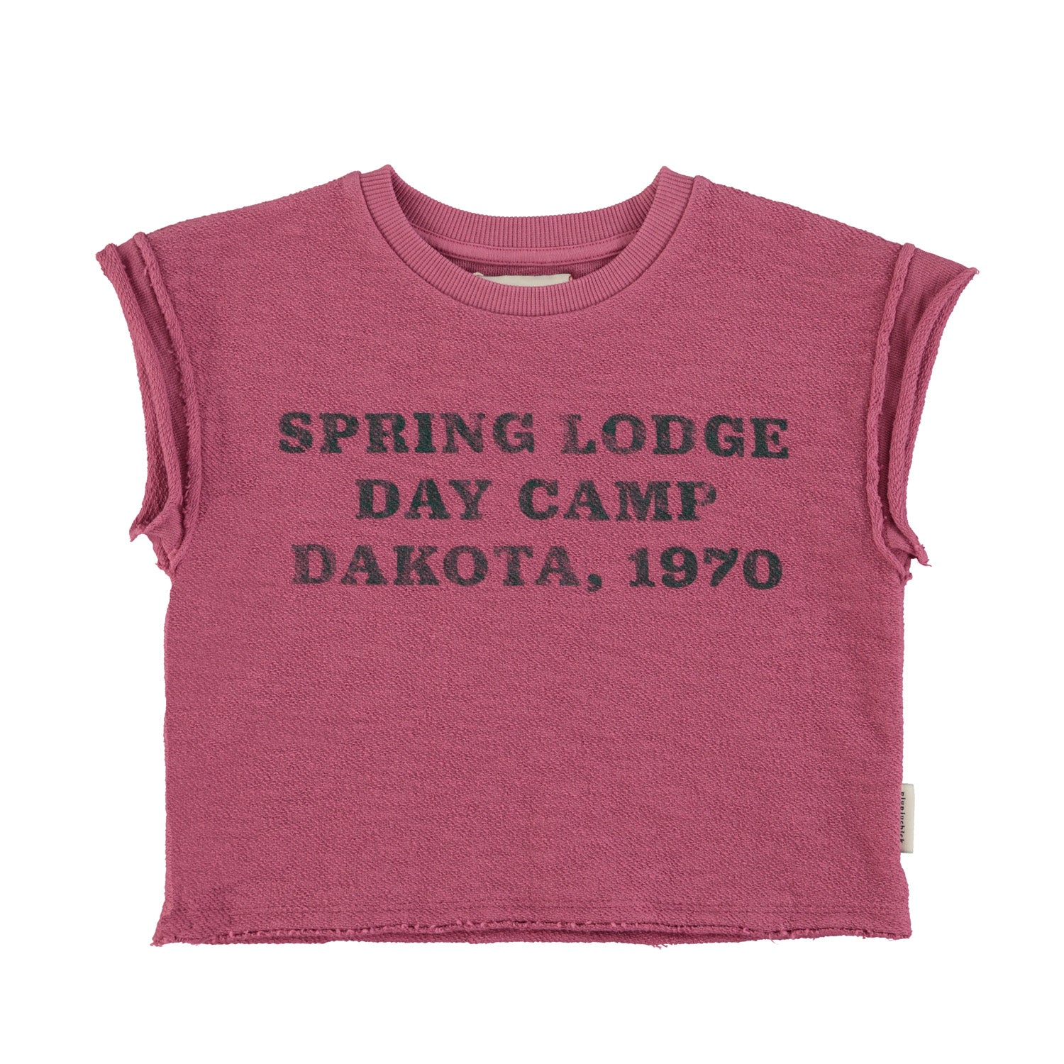 Piupiuchick T-shirt | aubergine "spring lodge" print