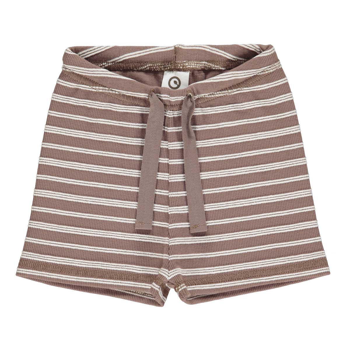 Müsli Stripe rib shorts baby - Brown Sugar - Shop je online bij Dream out Loud