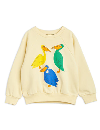 MINI RODINI Pelican sp sweatshirt - Yellow | Dream out Loud