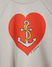 MINI RODINI Sailors heart sp sweatshirt - Grey