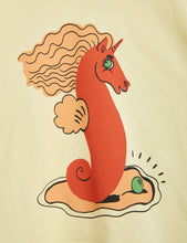 MINI RODINI Unicorn seahorse sp sweatshirt - Yellow