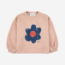 Bobo Choses Baby Big Flower puff sleeves sweatshirt - Pink | Dream out Loud