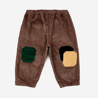 Bobo Choses Baby Color Block corduroy pants - Brown | Dream out Loud