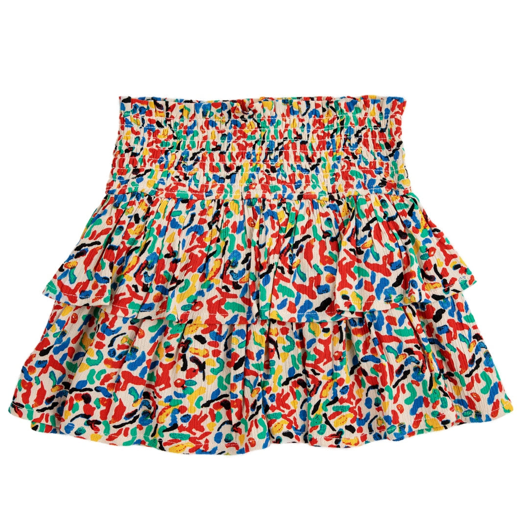 Bobo Choses Confetti all over woven ruffle skirt | baby & kids conceptstore | duurzame kinderkleding, duurzame babykleding