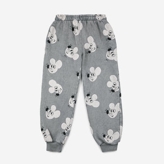 Bobo Choses Mouse all over jogging pants - Grey | Dream out Loud
