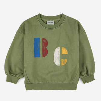 Bobo Choses Multicolor B.C sweatshirt - Khaki | Dream out Loud