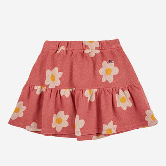 Bobo Choses Retro Flowers all over skirt - Salmon Pink | Dream out Loud