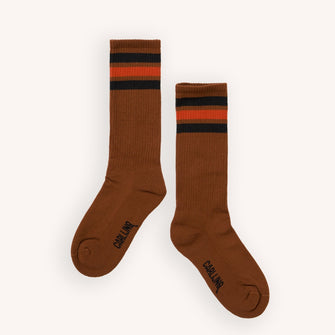 CarlijnQ Basics - sport socks (brown/black) | Dream out Loud