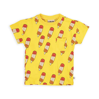 CarlijnQ Popsicle - crew neck t-shirt | baby kids conceptstore, duurzame kinderkleding, duurzame babykleding