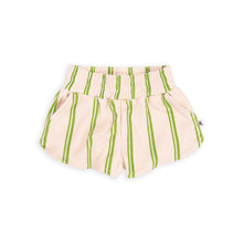 CarlijnQ Stripes green - sporty girls shorts | baby kids conceptstore, duurzame kinderkleding, duurzame babykleding