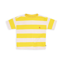 CarlijnQ Stripes yellow - t-shirt oversized | baby kids conceptstore, duurzame kinderkleding, duurzame babykleding