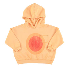 Piupiuchick Hooded Sweatshirt - Peach With Multicolor Circles | baby kids conceptstore, duurzame kinderkleding, duurzame babykleding