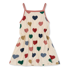 Konges Sløjd Classic Strap Dress - Bon Coeur Coloré | kidsconceptstore, duurzame kinderkleding merken