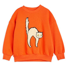 MINI RODINI - Angry cat application sweatshirt - Red | Dream out Loud