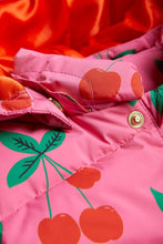 MINI RODINI - Cherries aop puffer jacket - Pink