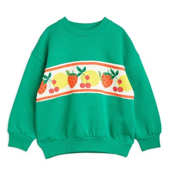 MINI RODINI - Fruits border sweatshirt - Green | Dream out Loud