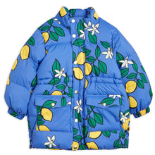 MINI RODINI - Lemons aop heavy puffer jacket - Blue