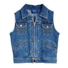 MINI RODINI - Peace dove denim vest - Blue | Dream out Loud