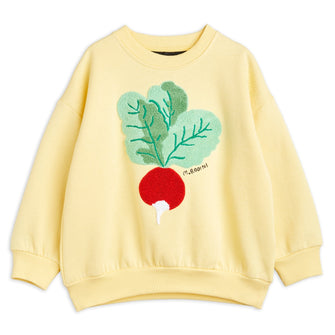 MINI RODINI - Radish chenille emb sweatshirt - Yellow | Dream out Loud