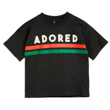 MINI RODINI Adored T-shirt - Zwart, duurzame kinderkleding