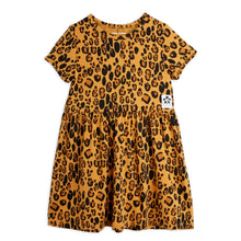 MINI RODINI Basic leopard ss dress - Beige