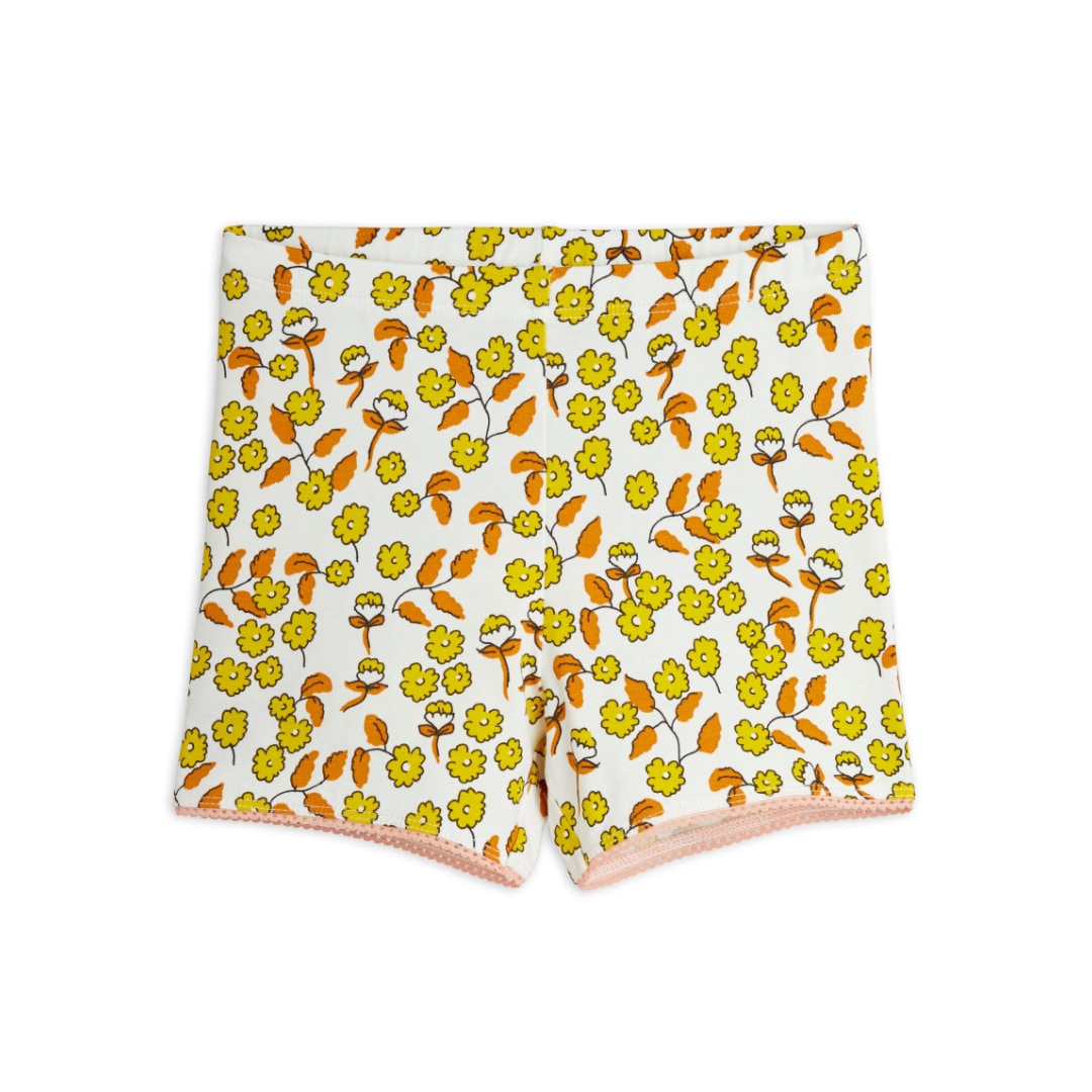 MINI RODINI Flowers Aop Lace Edge Shorts - Multi | Nieuwe zomercollectie Mini Rodini | Duurzame kinderkleding