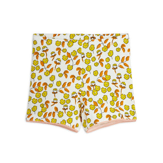 MINI RODINI Flowers Aop Lace Edge Shorts - Multi | Nieuwe zomercollectie Mini Rodini | Duurzame kinderkleding