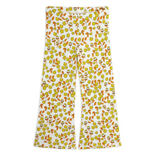 MINI RODINI Flowers Aop Flared Trousers - Multi | Nieuwe zomercollectie Mini Rodini | Duurzame kinderkleding