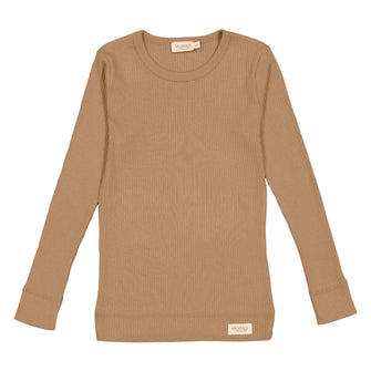 MarMar Copenhagen Plain Tee LS - Cumin | Dream out Loud