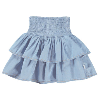 Molo Bonita Skirts - Summer Wash Indigo | baby kids conceptstore, duurzame kinderkleding, duurzame babykleding