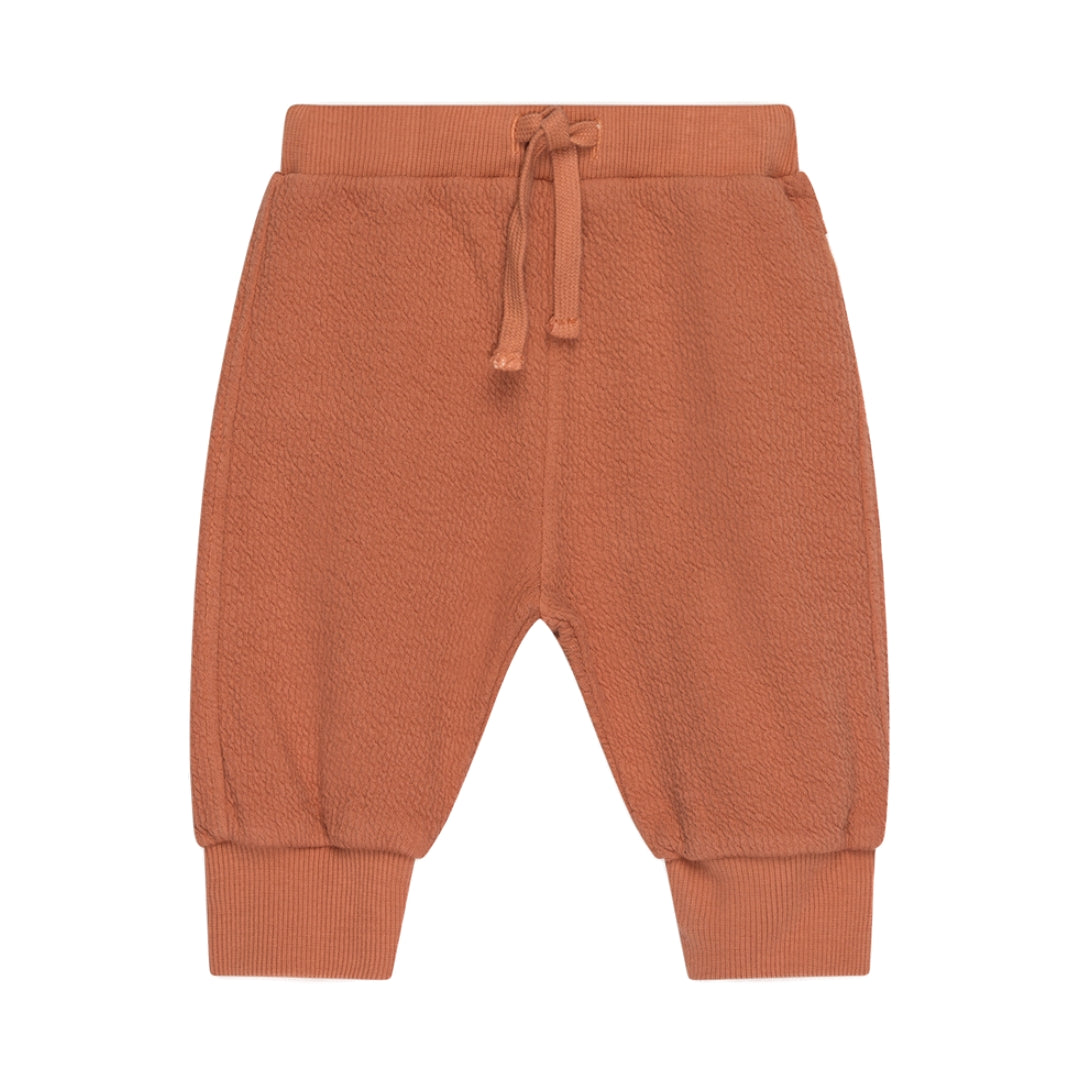 My Little Cozmo Double-faced baby pants - Terracotta | Dream out Loud