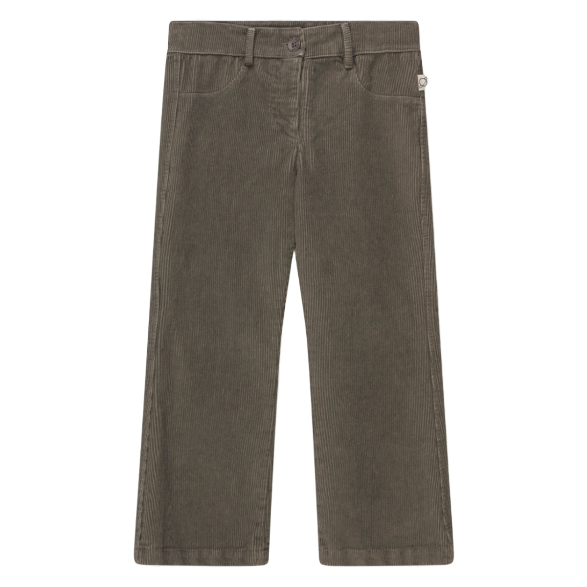 My Little Cozmo Comfort corduroy flared pants - Grey | Dream out Loud