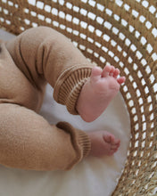 My Little Cozmo Organic knit baby pants - Camel
