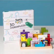 SuperBlocco duurzame stoere dieren 3D-puzzel