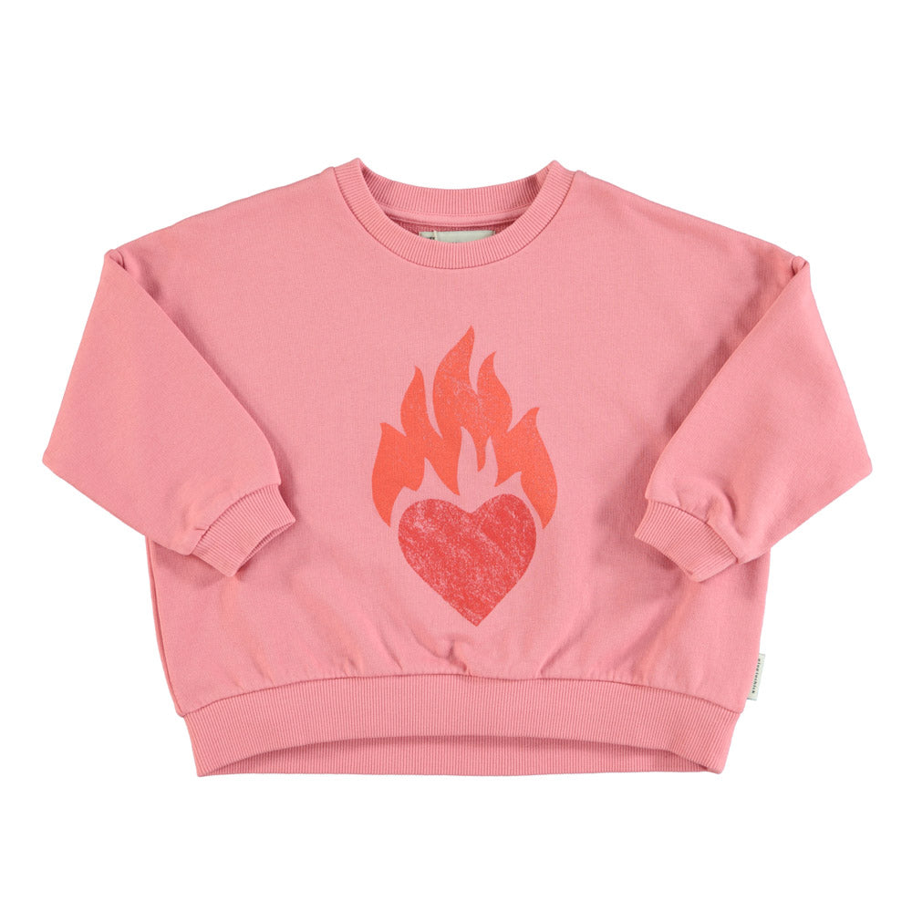 Piupiuchick Sweatshirt - Pink With Heart Print
 
 
 
 
 
 
 
 
 
  | baby kids conceptstore, duurzame kinderkleding, duurzame babykleding