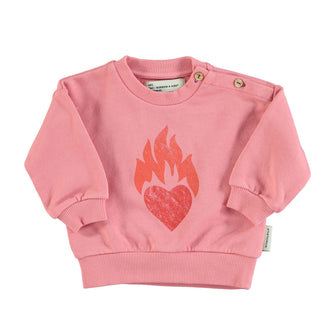Piupiuchick Baby Sweatshirt - Pink With Heart Print
 
 
 
 
 
 
 
 
 
  | baby kids conceptstore, duurzame kinderkleding, duurzame babykleding