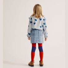 The Campamento Blue Hearts Blouse - Blauw