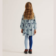 The Campamento Blue Ribbons Jurk Lange Mouw  - Blauw