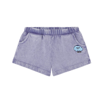 The Campamento Blue Washed Baby Shorts - Blue | baby kids conceptstore, duurzame kinderkleding, duurzame babykleding