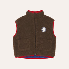 The Campamento Brown Teddy Vest - Brown | Dream out Loud