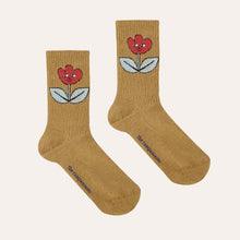The Campamento Flower Socks - Ochre | Dream out Loud